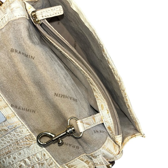 BRAHMIN AMELIA LEATHER CROSSBODY With Built In Wallet - Picture 10 of 17